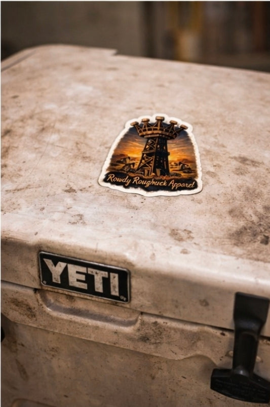 RRA Sunset Sticker 3"x3"