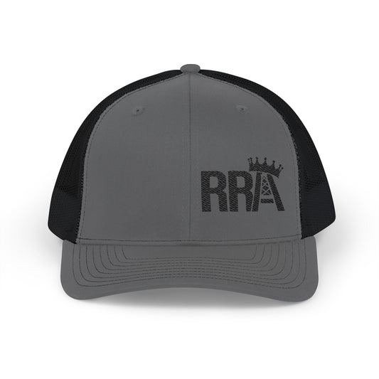 Rowdy Roughneck Apparel RRA Hat – Richardson 112 Trucker Hat – Oilfield Roughneck Hat – Embroidered