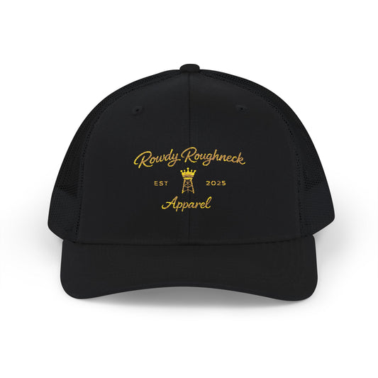 Rowdy Roughneck Script Hat – Richardson 112 Trucker Cap – Embroidered