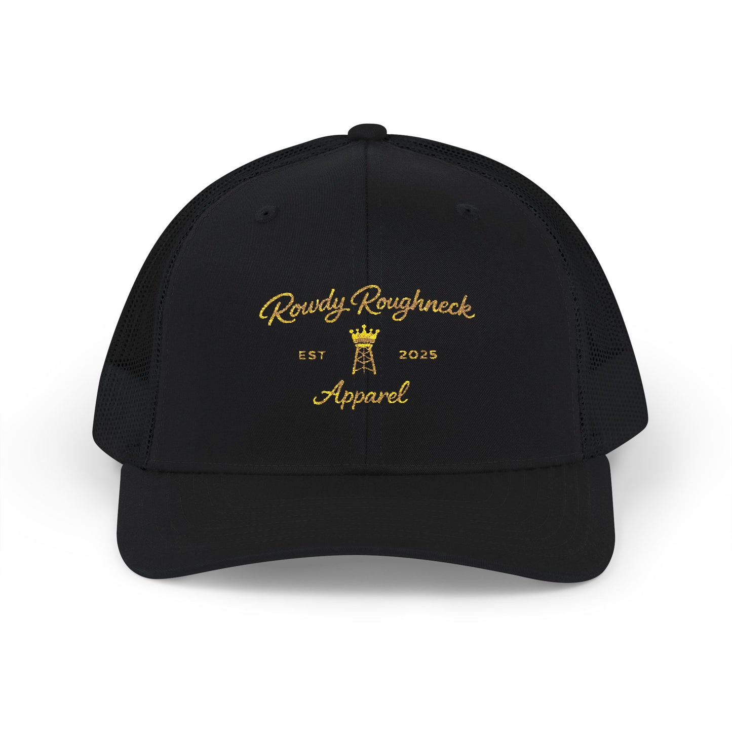 Rowdy Roughneck Script Hat – Richardson 112 Trucker Cap  – Embroidered